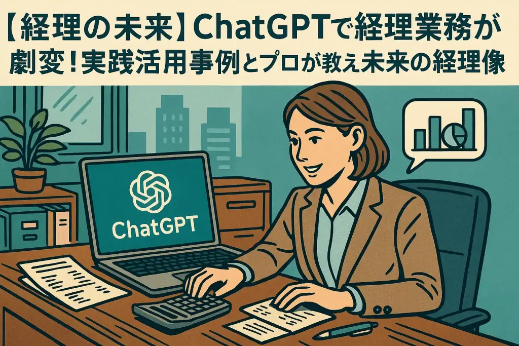 【経理の未来】ChatGPTで経理業務が劇変!実践活用事例とプロが教える未来の経理像