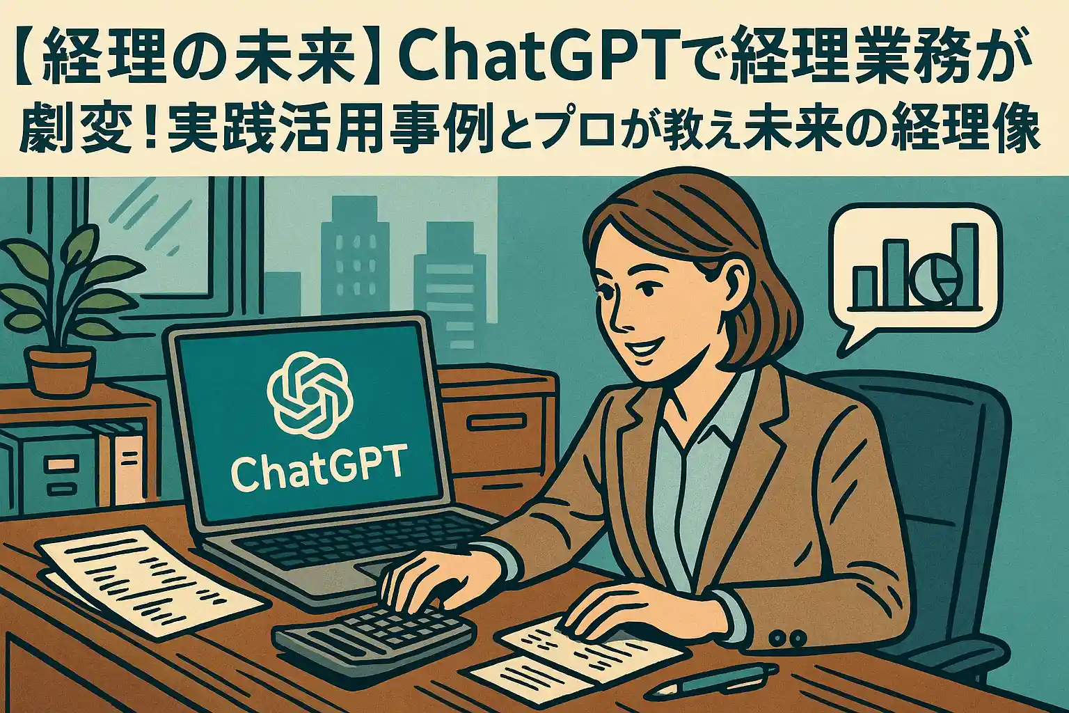 【経理の未来】ChatGPTで経理業務が劇変！実践活用事例とプロが教える未来の経理像