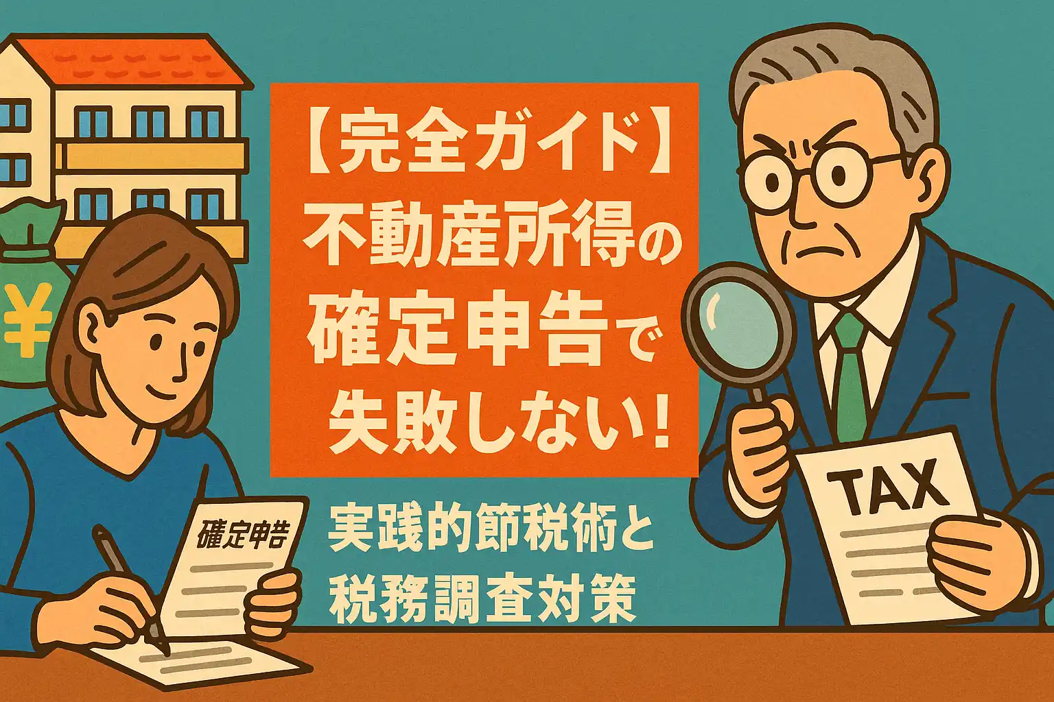 【完全ガイド】不動産所得の確定申告で失敗しない！実践的節税術と税務調査対策