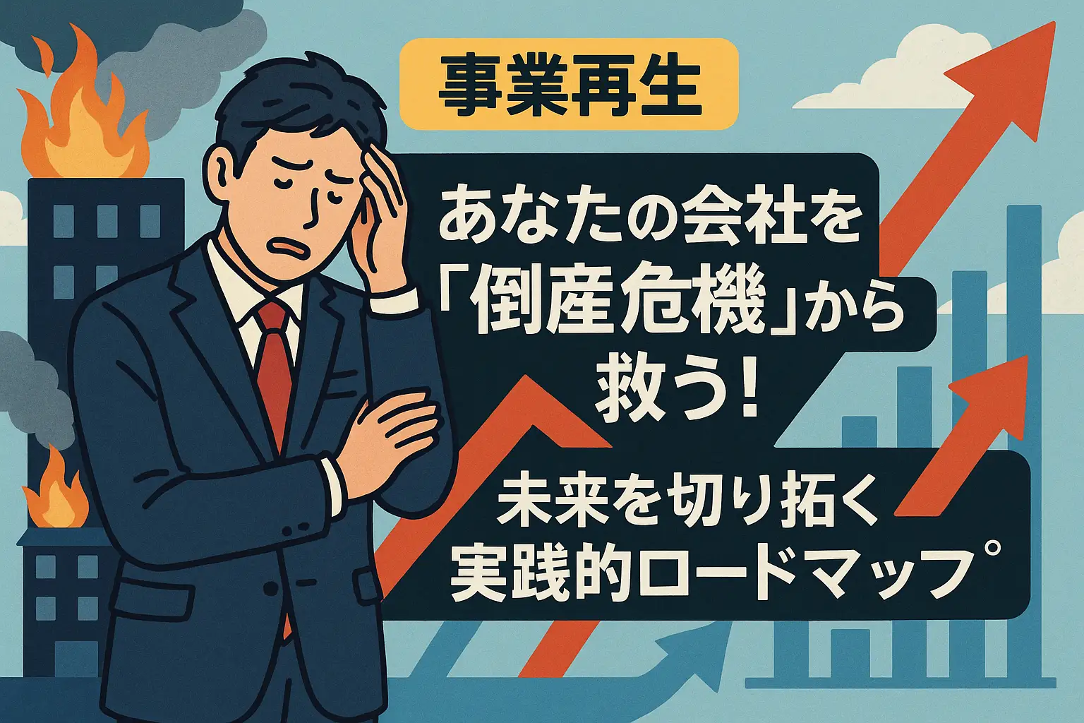 【事業再生】あなたの会社を「倒産危機」から救う！未来を切り拓く実践的ロードマップ
