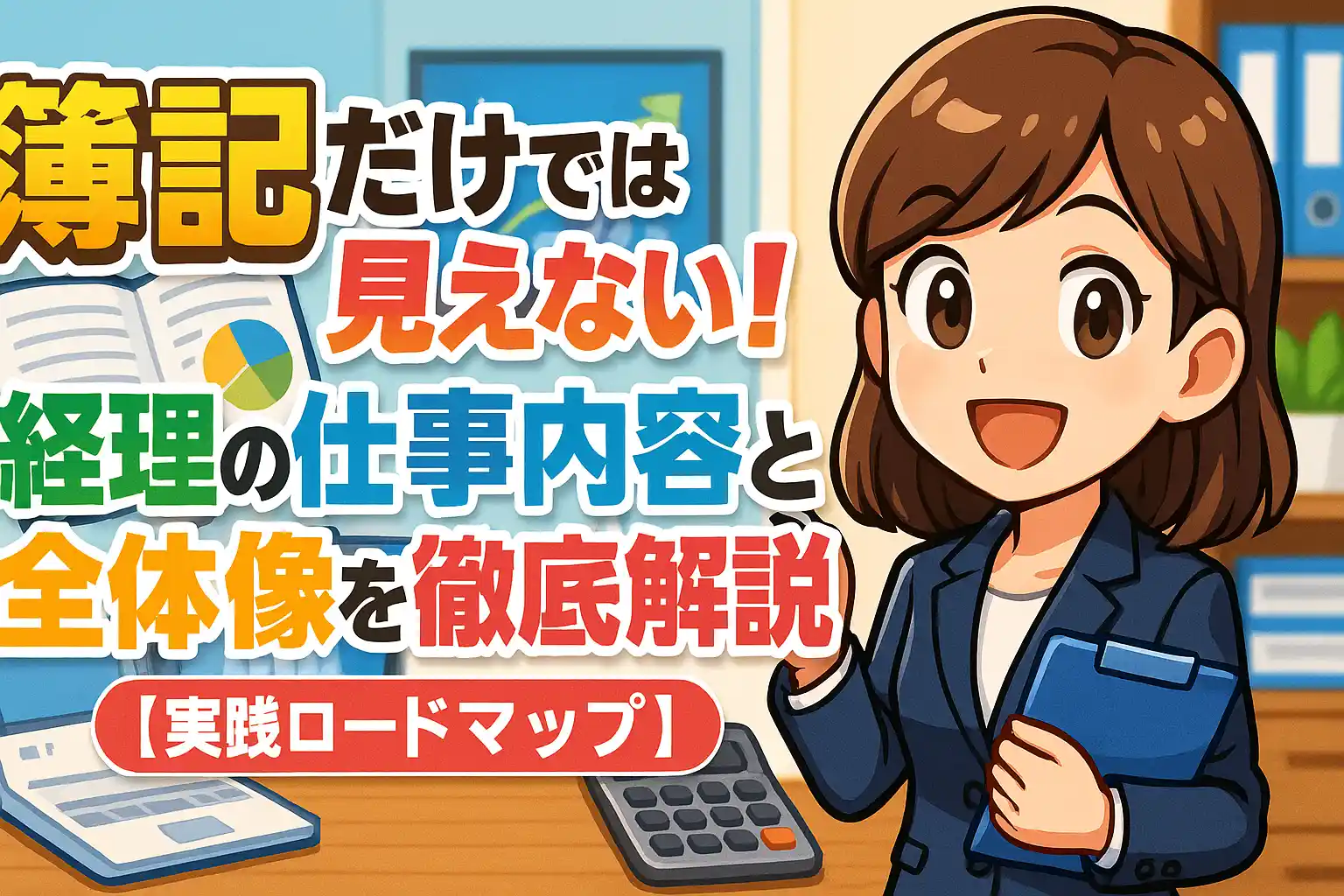 簿記だけでは見えない！経理の仕事内容と全体像を徹底解説【実践ロードマップ】