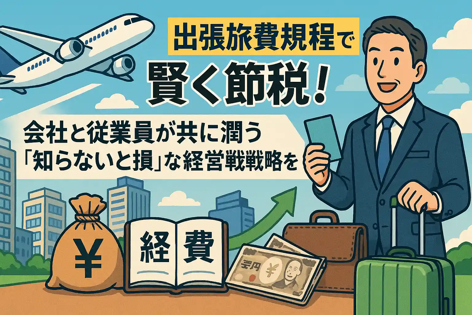 出張旅費規程で賢く節税！会社と従業員が共に潤う「知らないと損」な経営戦略を徹底解説