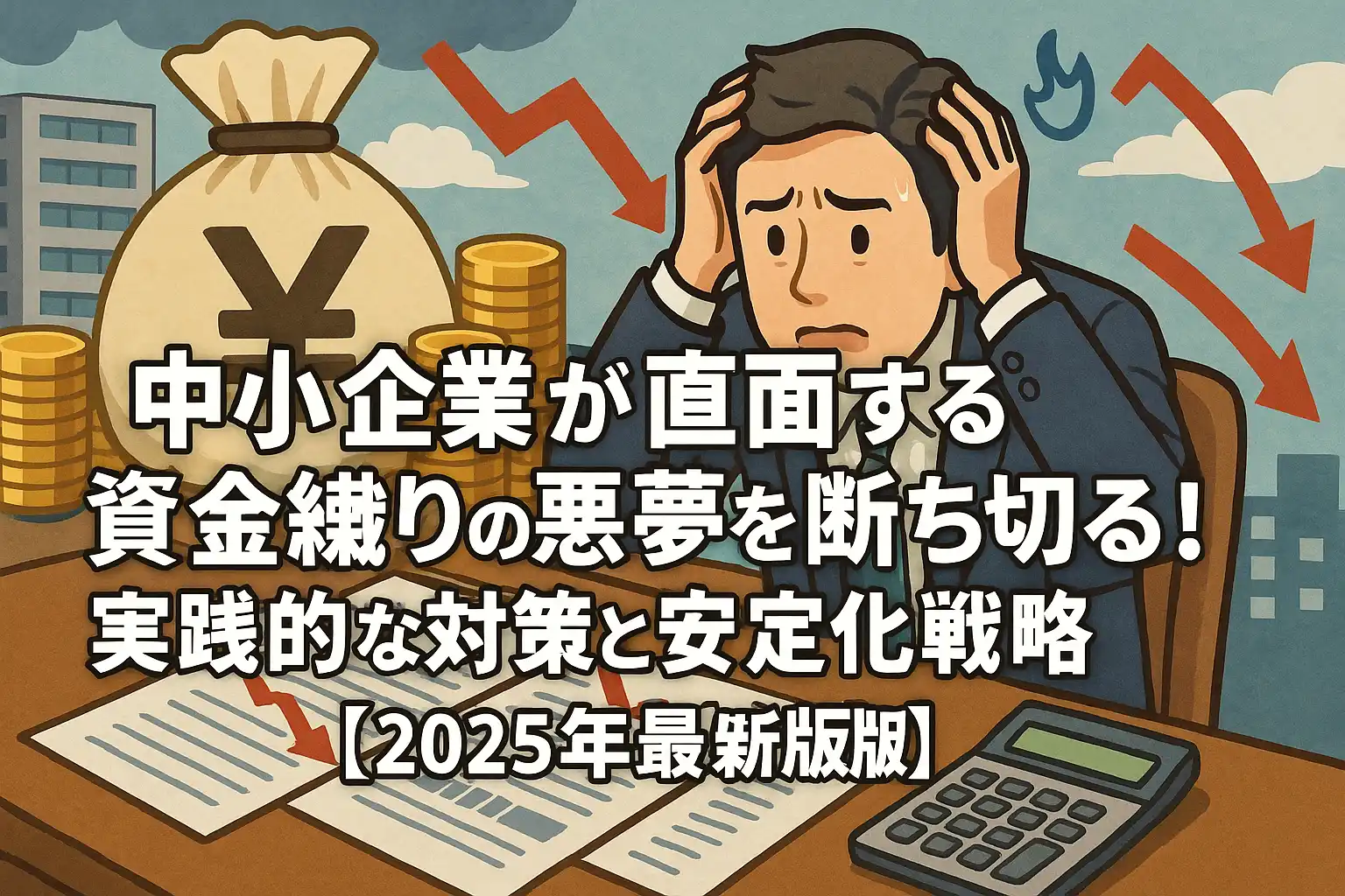 中小企業が直面する資金繰りの悪夢を断ち切る！実践的な対策と安定化戦略【2025年最新版】