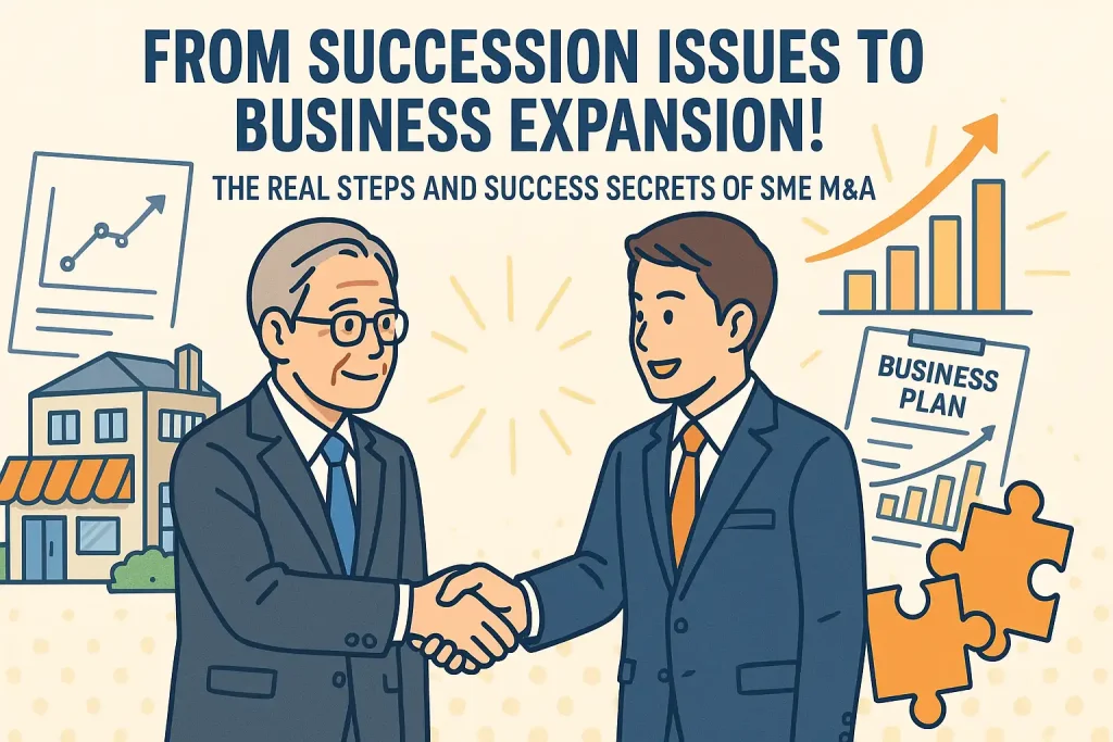 後継者問題から事業拡大まで！中小企業M&Aのリアルな手順と成功の秘訣