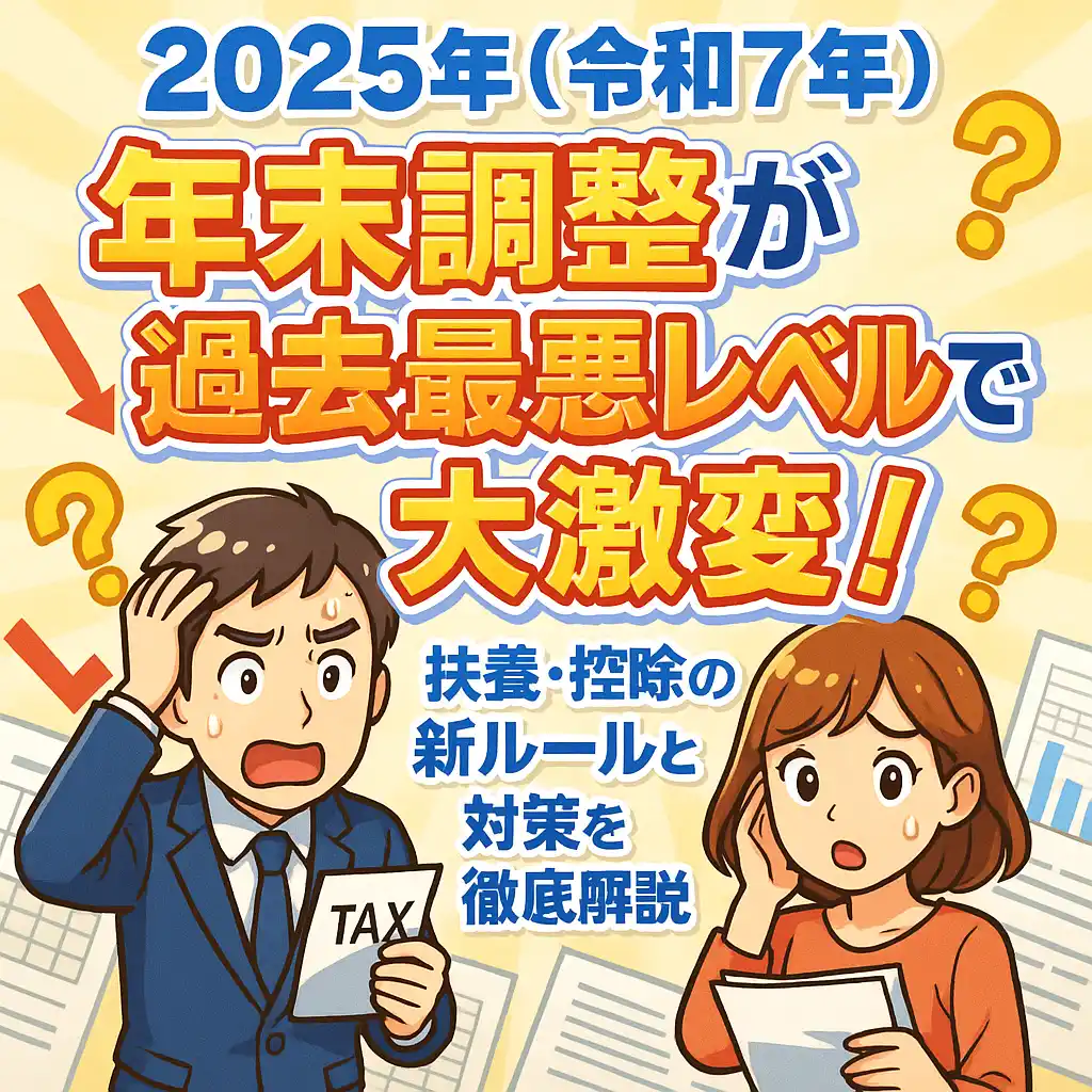 2025年(令和7年)年末調整が過去最悪レベルで大激変!扶養・控除の新ルールと対策を徹底解説
