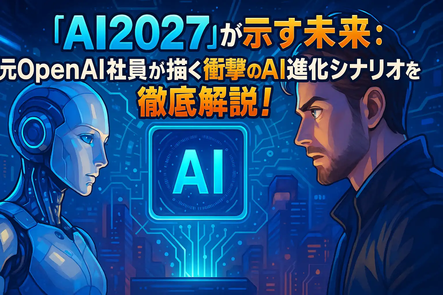 「AI2027」が示す未来：元OpenAI社員が描く衝撃のAI進化シナリオを徹底解説！