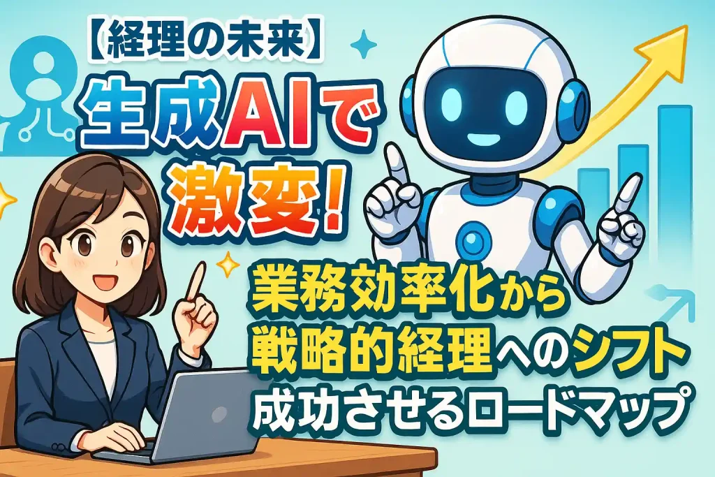 【新しい経理の未来】生成AIで激変！業務効率化から戦略的経理へのシフトを成功させるロードマップ