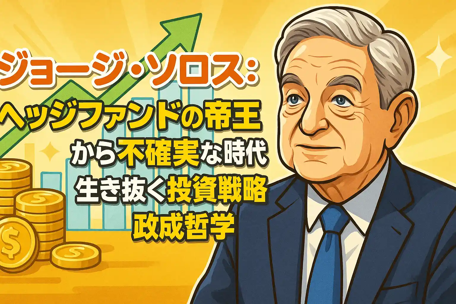 ジョージ・ソロス：ヘッジファンドの帝王から学ぶ不確実な時代を生き抜く投資戦略と成功哲学