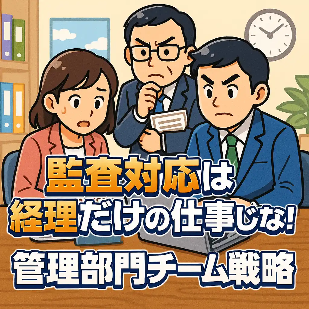 監査対応は経理だけの仕事じゃない！管理部門を巻き込み、残業地獄から解放されるチーム戦略