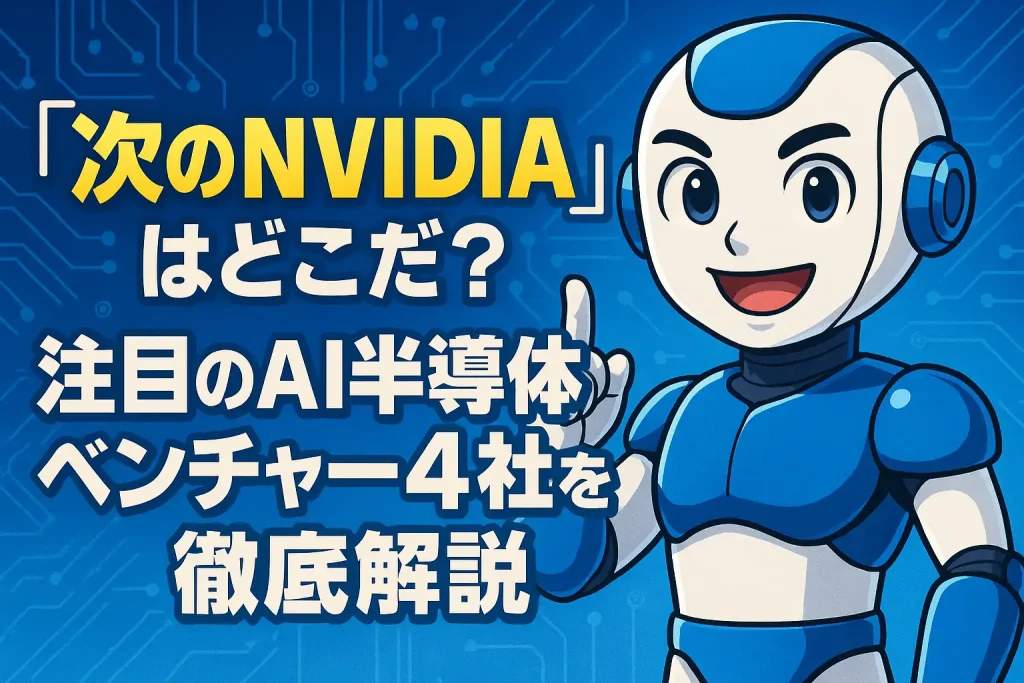 「次のNVIDIA」はどこだ?注目のAI半導体ベンチャー4社を徹底解説