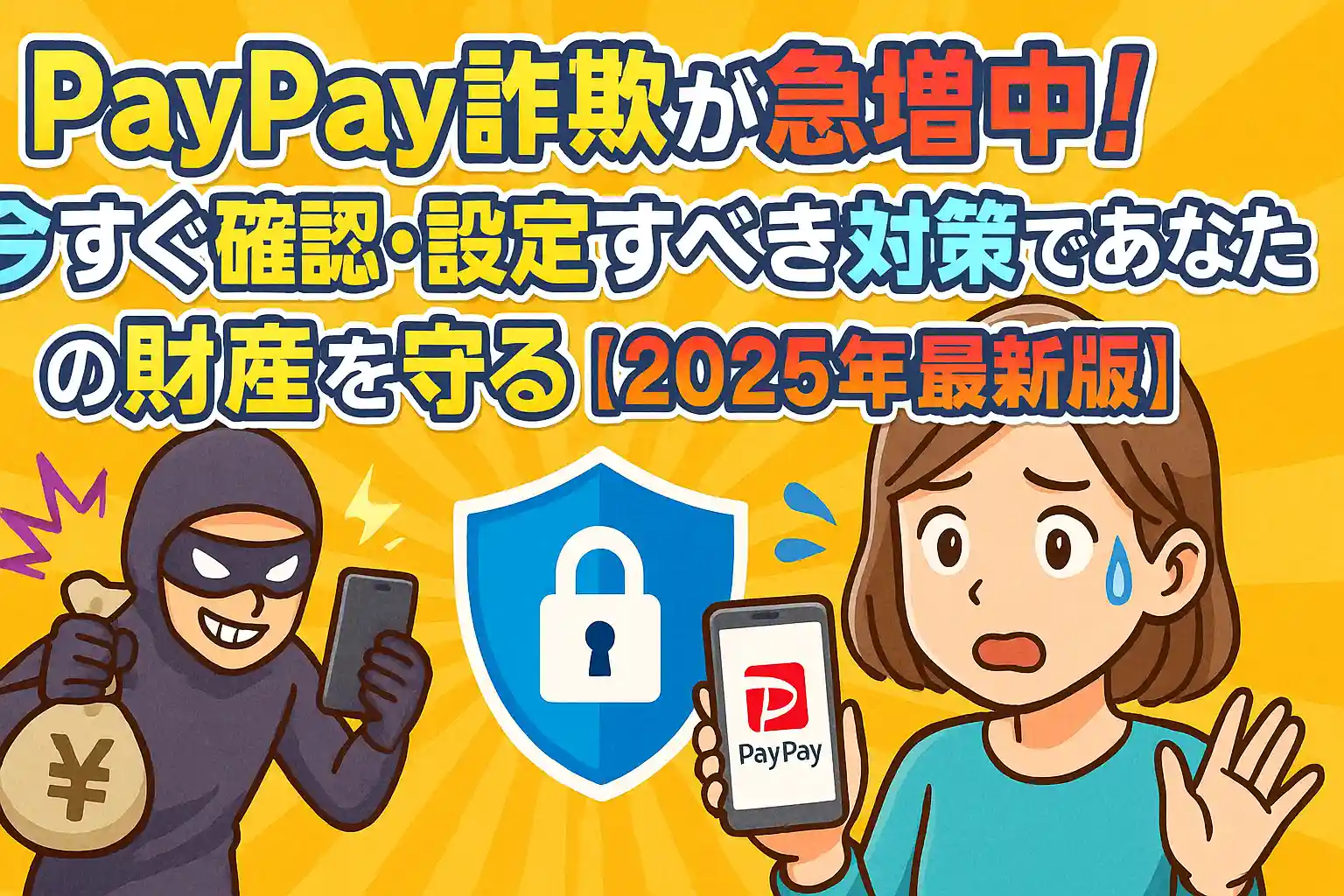 PayPay詐欺が急増中！今すぐ確認・設定すべき対策であなたの財産を守る【2025年最新版】